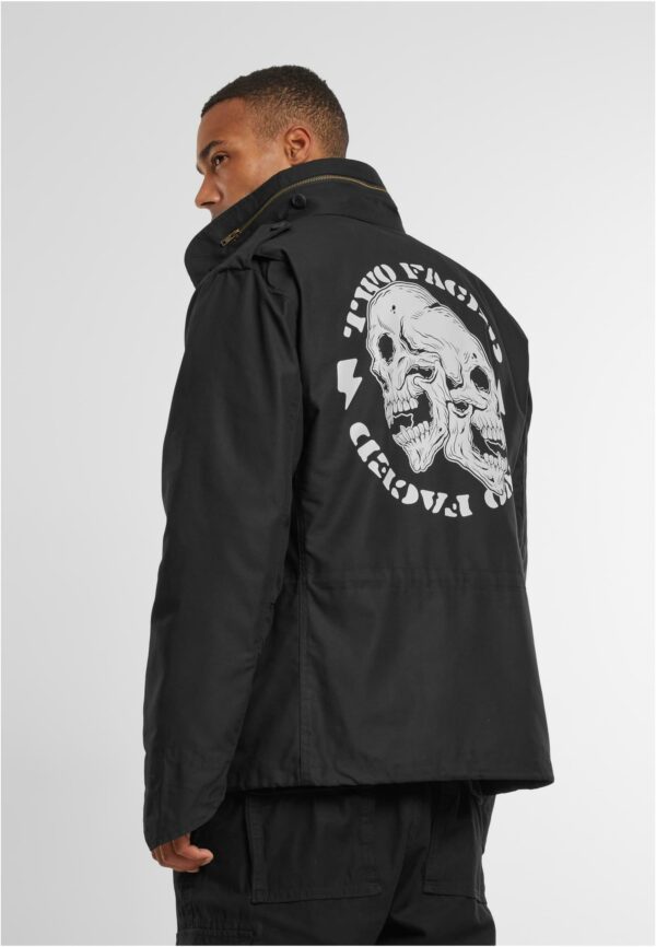 Mister Tee TWO FACED SKULL STANDARD - Parka - black