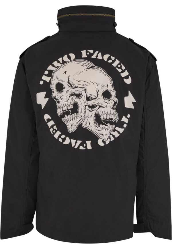 Mister Tee TWO FACED SKULL STANDARD - Parka - black - Image 2