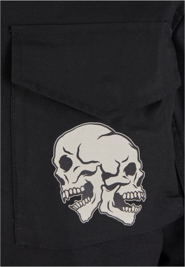 Mister Tee TWO FACED SKULL STANDARD - Parka - black - Image 3