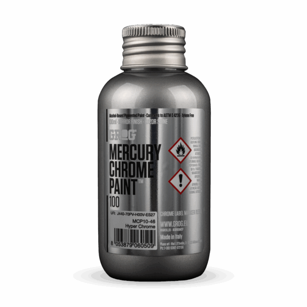 GROG® – Mercury Chrome Paint 100 – Alcohol-Based Paint Refill