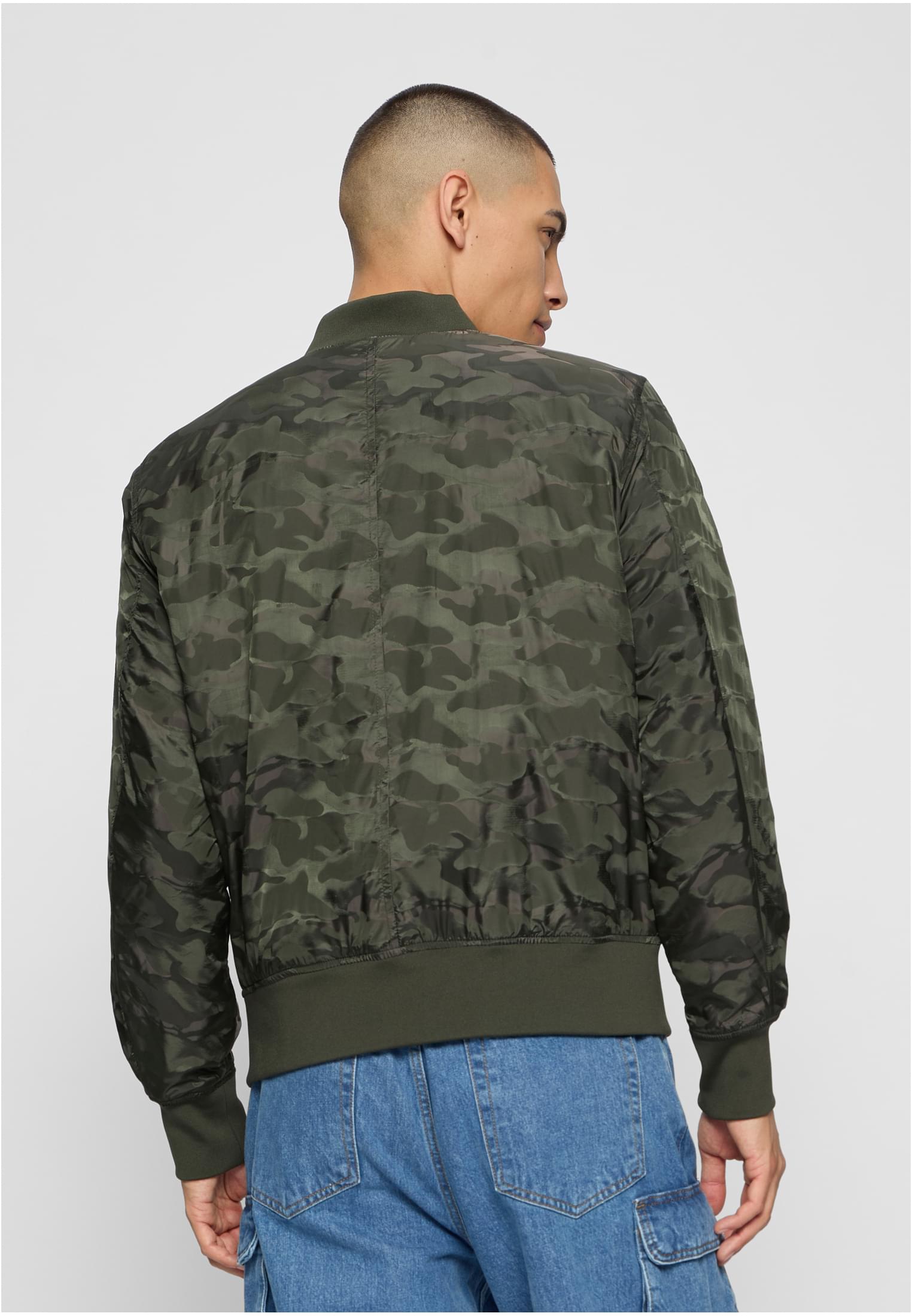 Tonal Camo Bomber Jacket - Image 3
