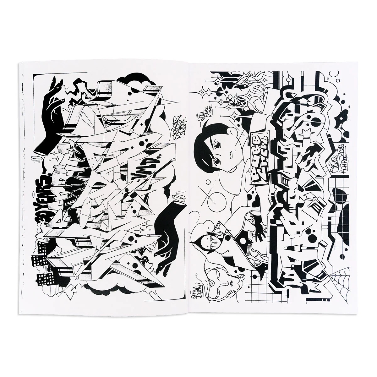 Sketchy Graffiti Coloring Book — изображение 7