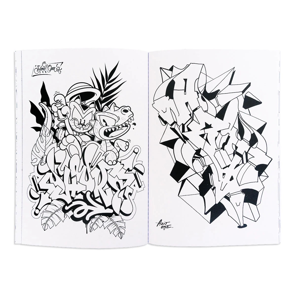 Sketchy Graffiti Coloring Book — изображение 6